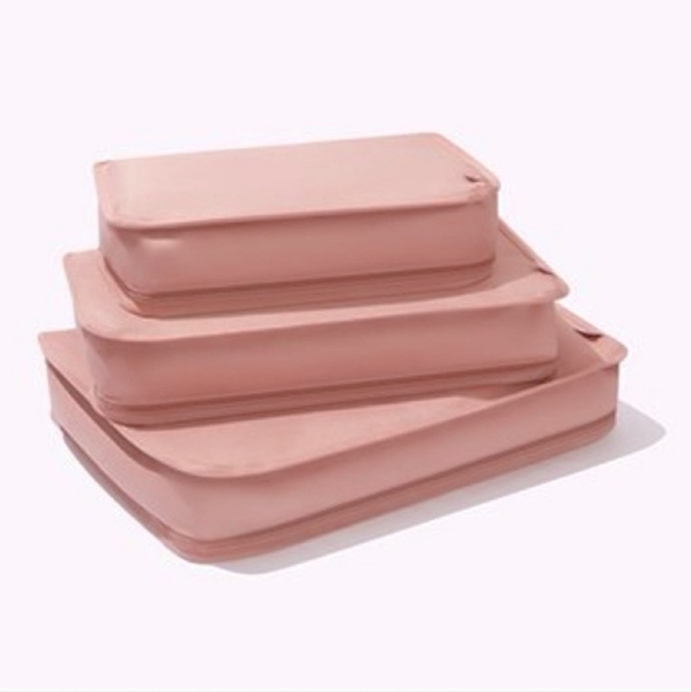 Hanky Panly Set of 3 Pink Packing Cubes